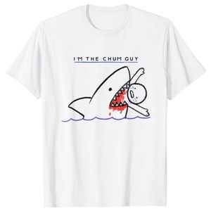 🦈 🎣 I’m The Chum Guy Funny Shark Fishing T-Shirt